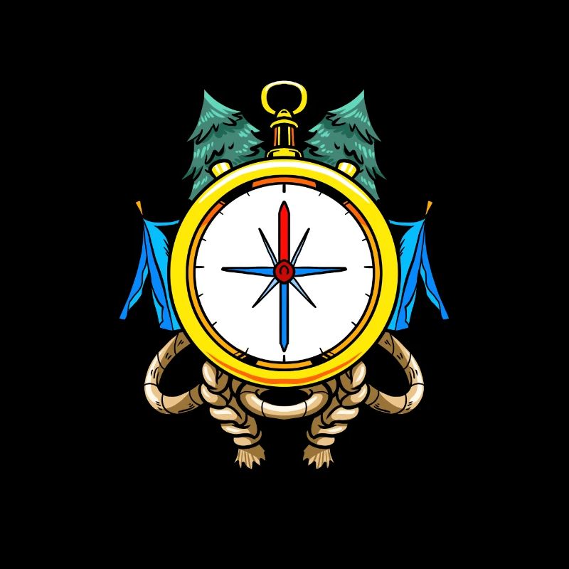 Compass Camp Campsite Camper Camping