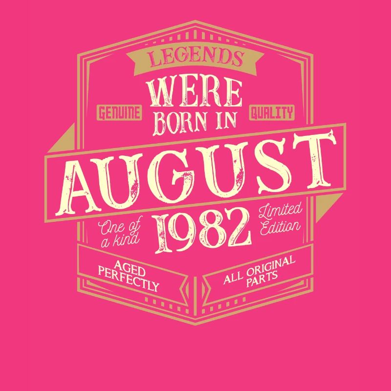 August 1982 Geburtstag Mann