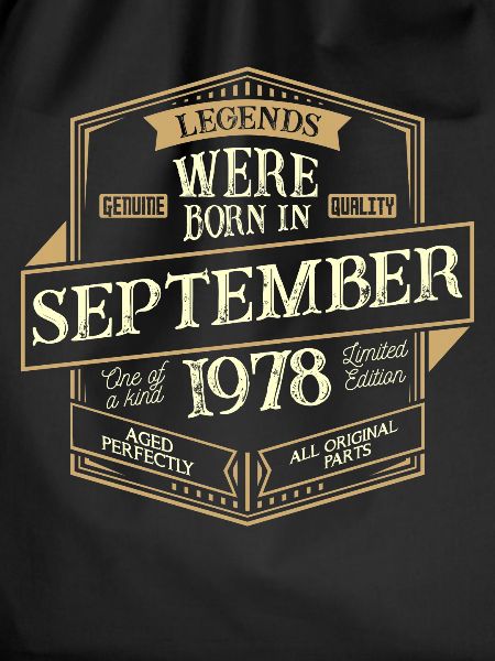 September 1978 birthday man