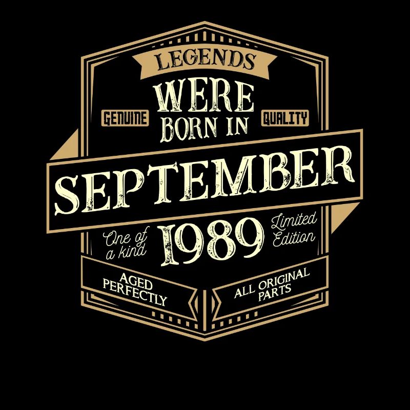 September 1989 Geburtstag Mann