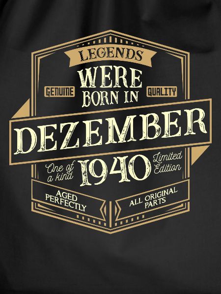 December 1940 Birthday man