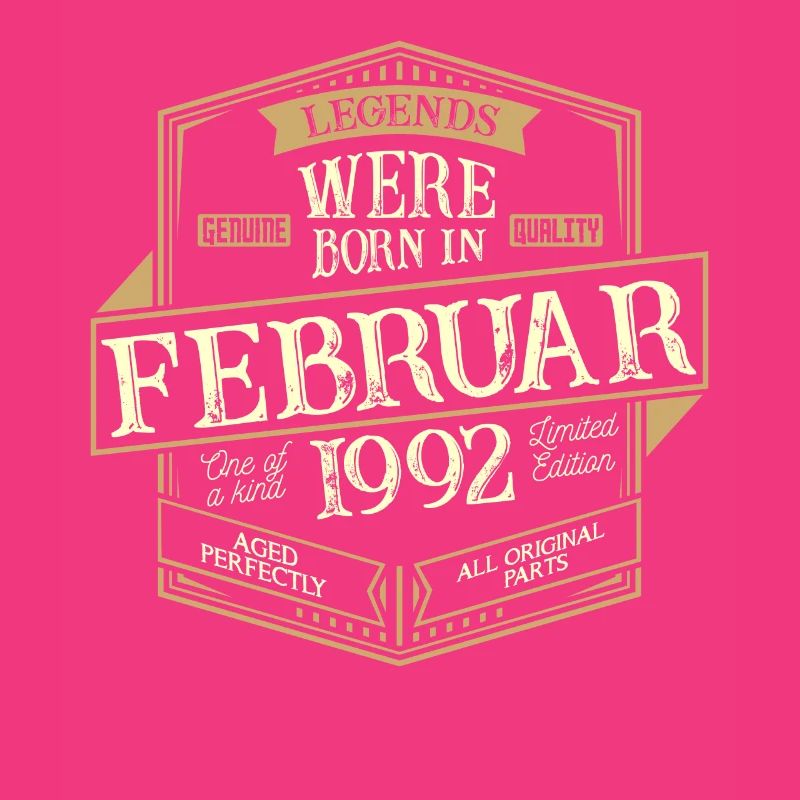 Februar 1992 Geburtstag Mann