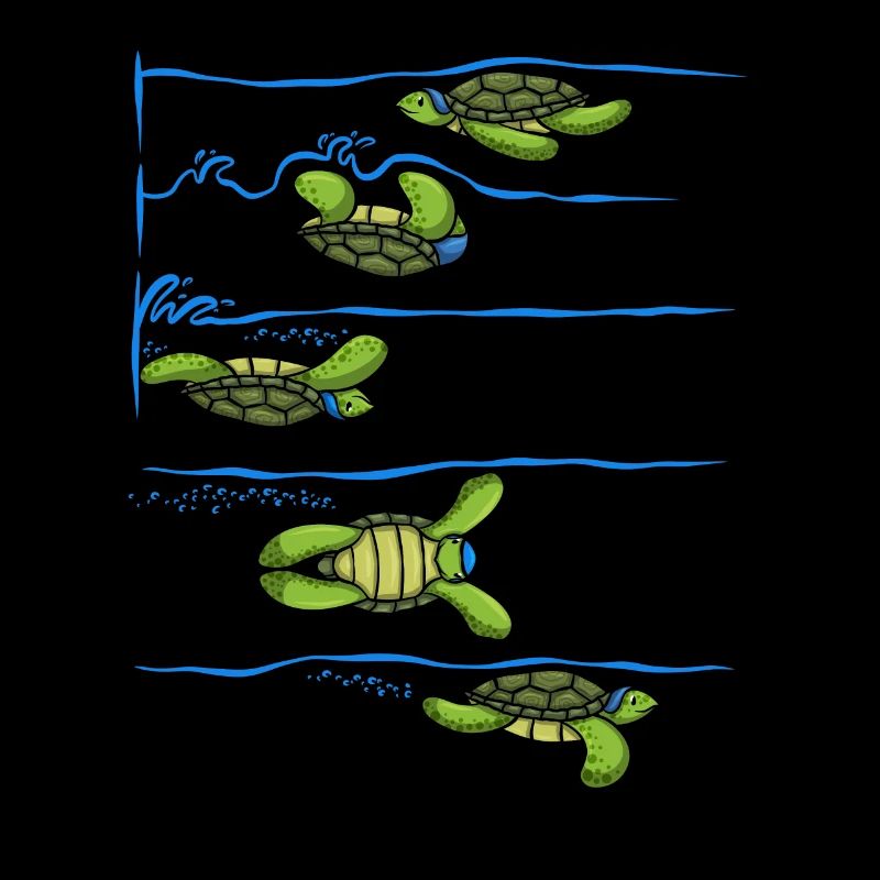 Swimmer Turn Turtle Swim
