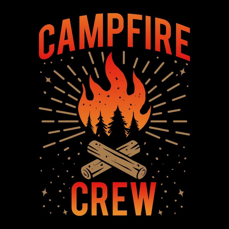 Campfire Crew Camper Camping