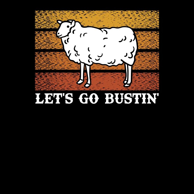 Let's Go Butin' Mutton Vintage Schafs Geschenk