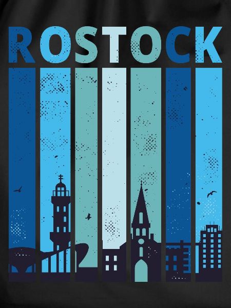 Rostock Rostocker Stadtsilhouette Geschenk
