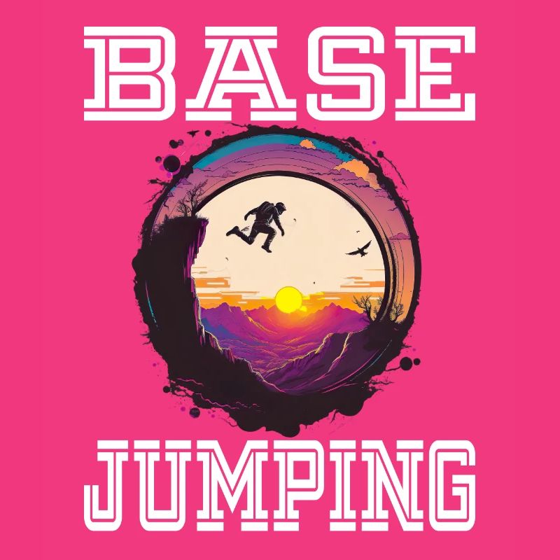 Base Jumping für einen Base Jumper