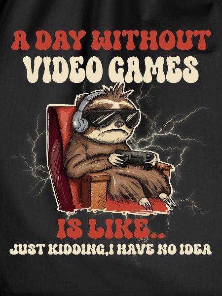 Gamer Gaming Sloth Funny
