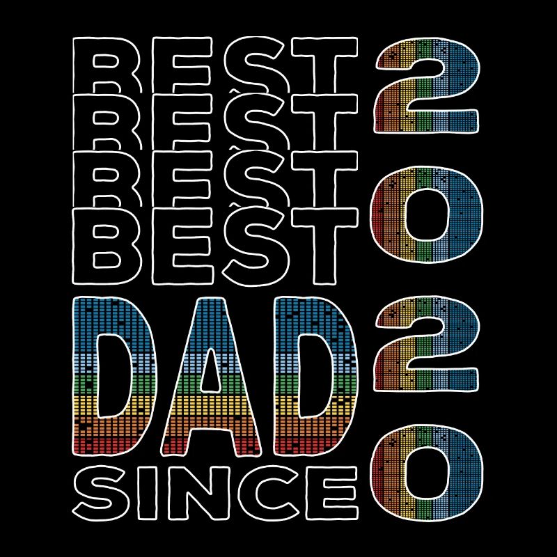 Bester Papa der Welt seit 2020 Vatertag Geburtstag