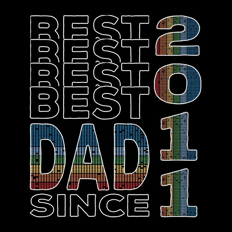 Bester Papa der Welt seit 2011 Vatertag Geburtstag