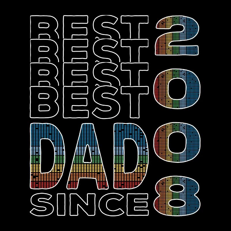 Bester Papa der Welt seit 2008 Vatertag Geburtstag