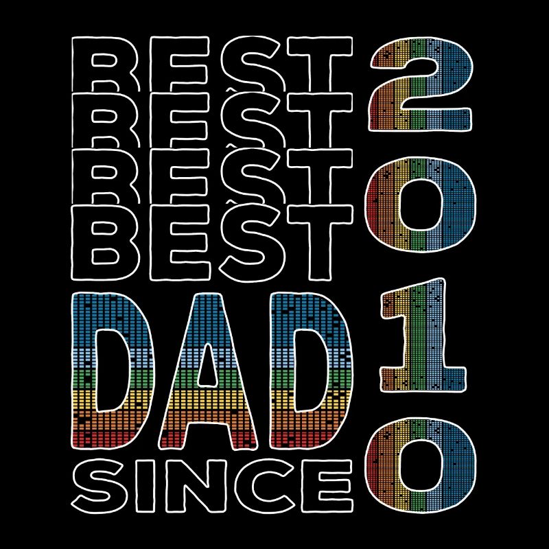 Bester Papa der Welt seit 2010 Vatertag Geburtstag