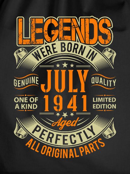 1941 July Birthday Legend