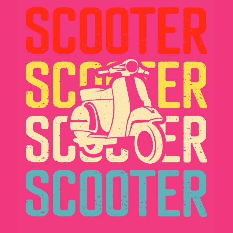 Roller Rollerfahrer Motorroller