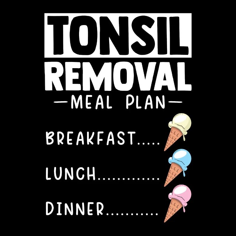 Tonsil Removal Meal Plan Ice Cream Mandeloperation