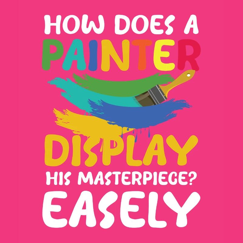 How Does A Painter Display His Masterpiece Easely