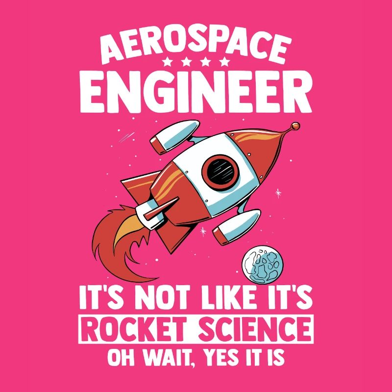 Aerospace Engineer Rocket Science Geschenk