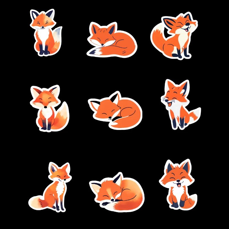 Little Foxes - Cute Foxes