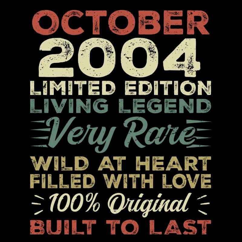 2004 Octobre 2004 Anniversaire Octobre 2004 Original