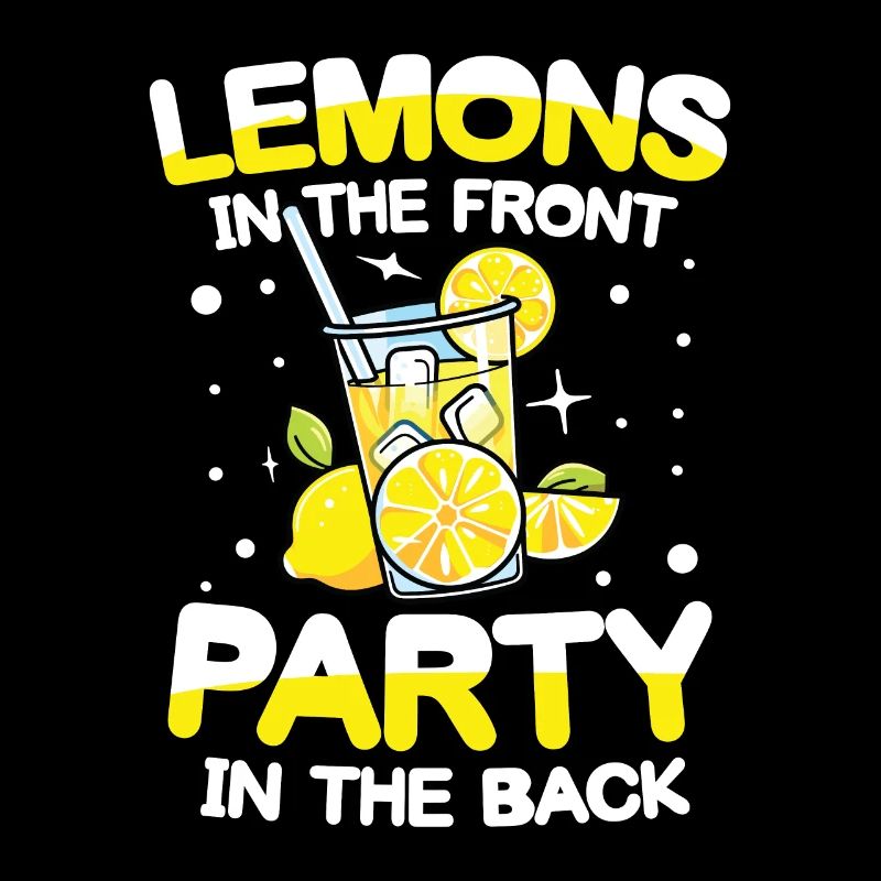 Lemons in the front party in the back