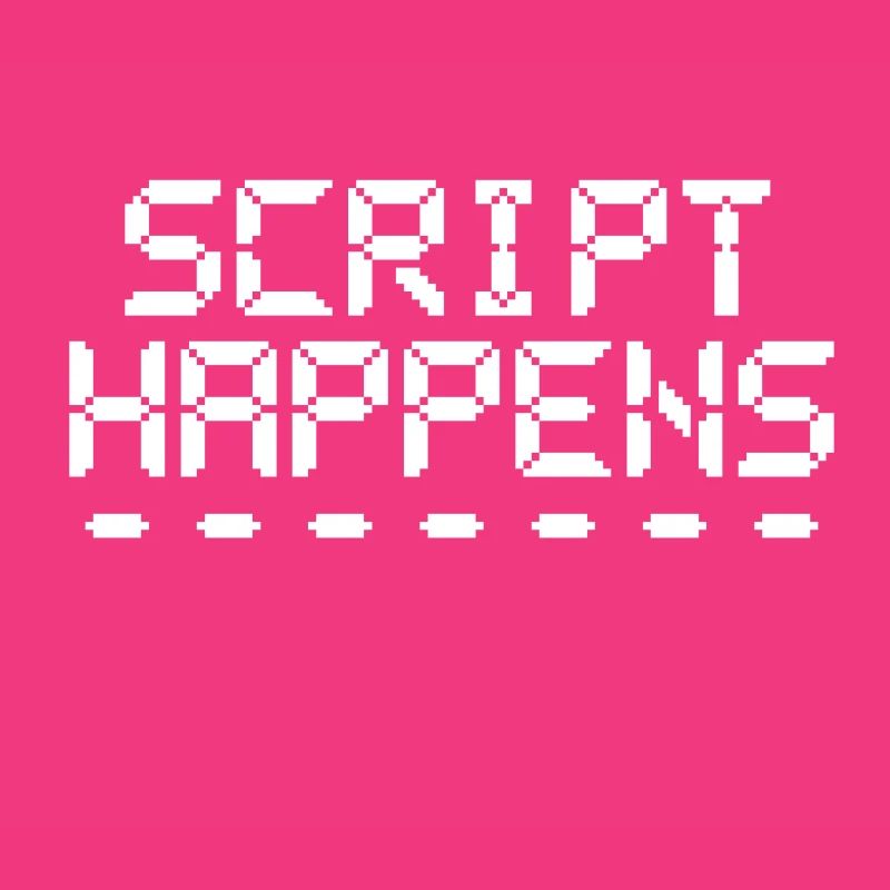 Computerprogrammierskript passiert Programmierer