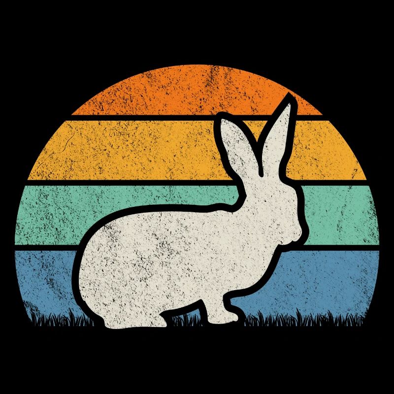 Rabbit retro, Easter, Rabbit lover, rammler