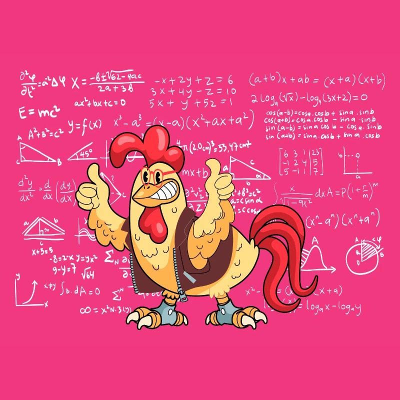 Mathemachicken Professeur de mathématiques Maths