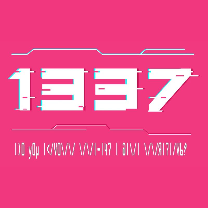 Elite Hacker Sprache Gamer Hacking Coding