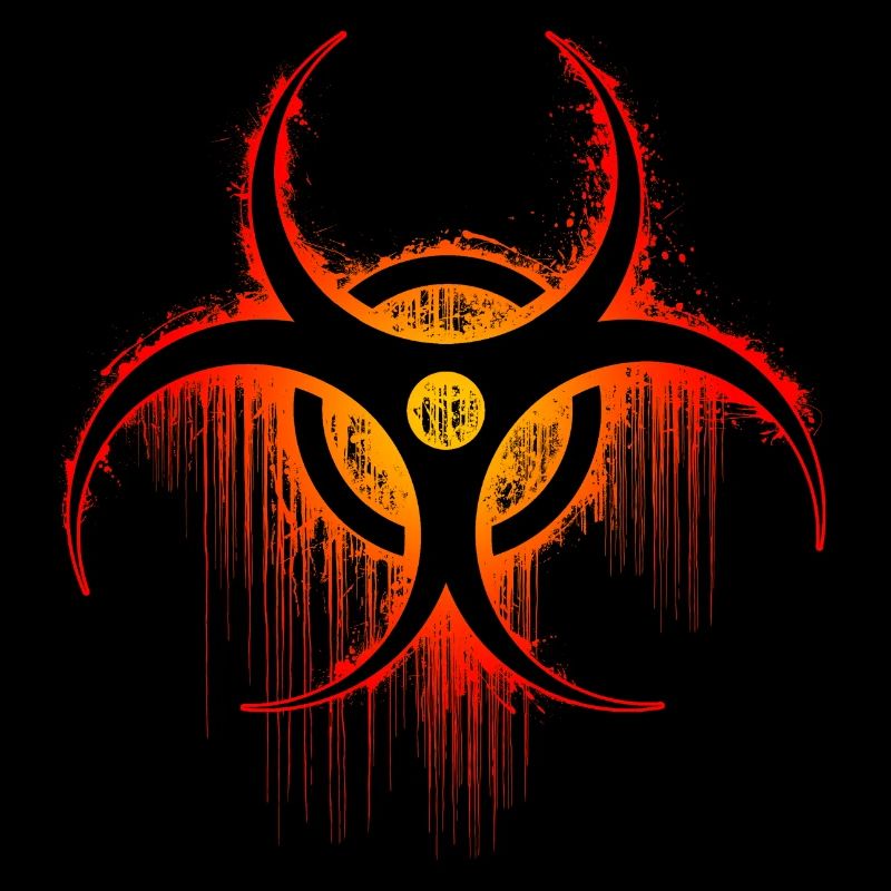 Tatouage Biohazard Gothic Tribal Goth Biohazard Psy