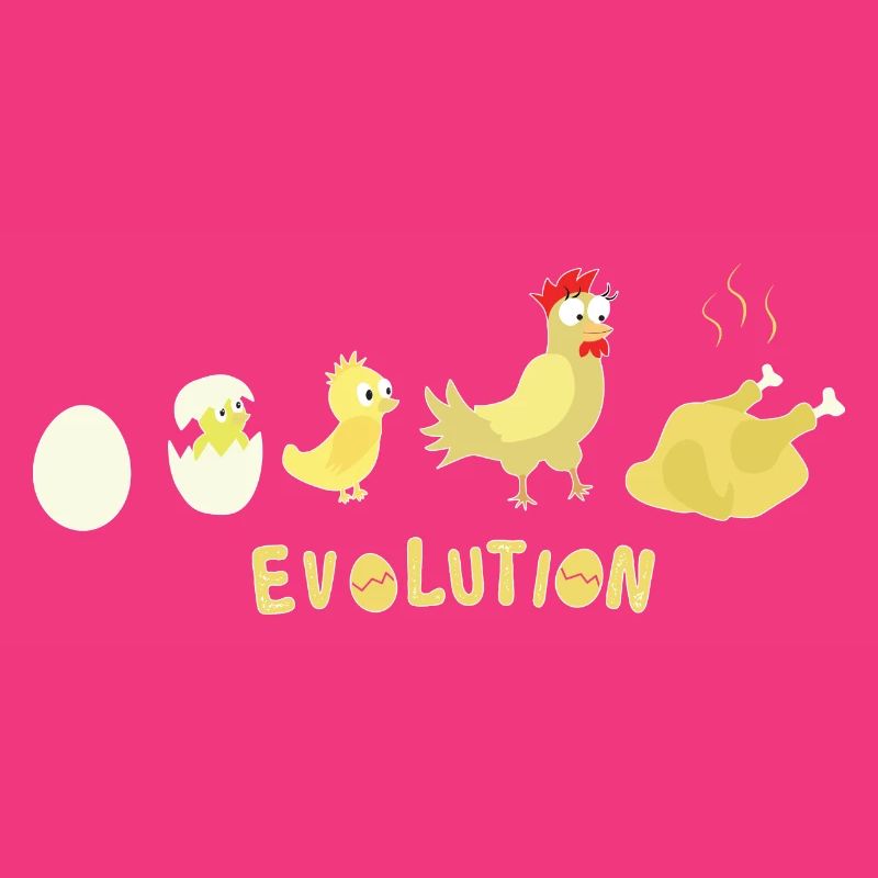 Evolution Ei Huhn Brathähnchen BBQ Barbecue