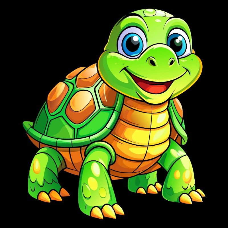 Mega süße Schildkröte
