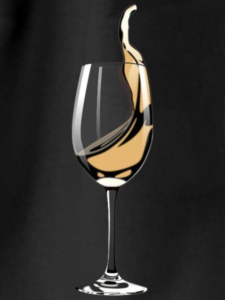glass of wine