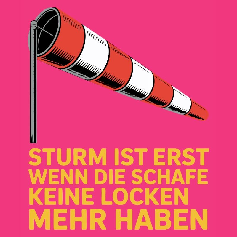 Sturmtext mit Windsock