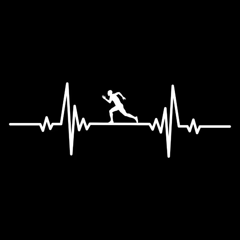 Heartbeat man runs extremely