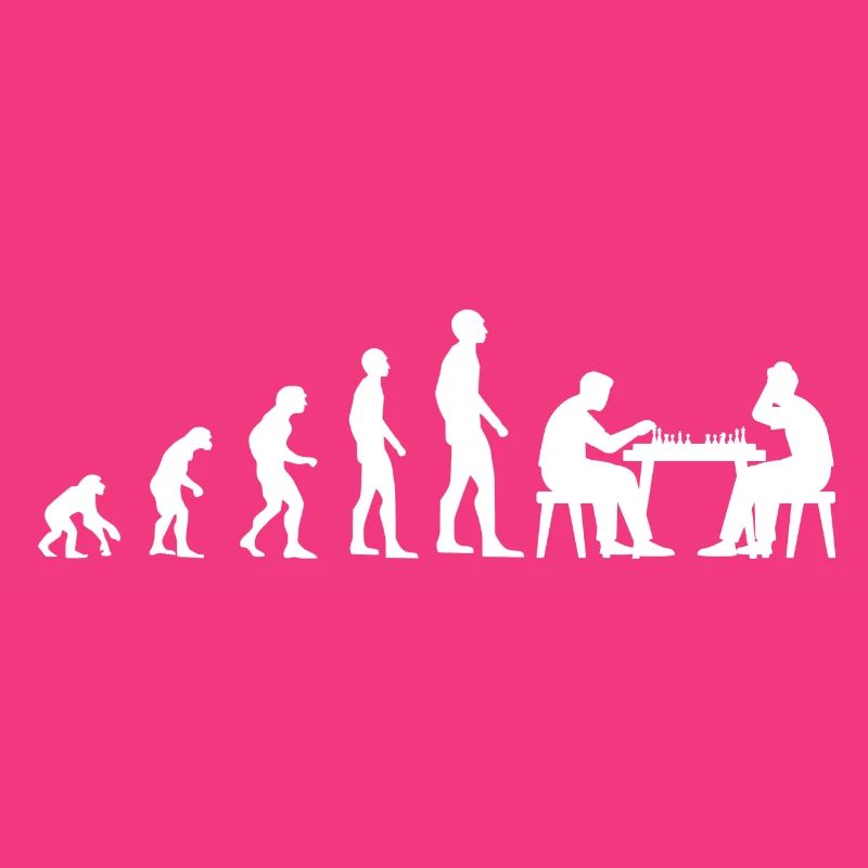 Schach Evolution Geschenk