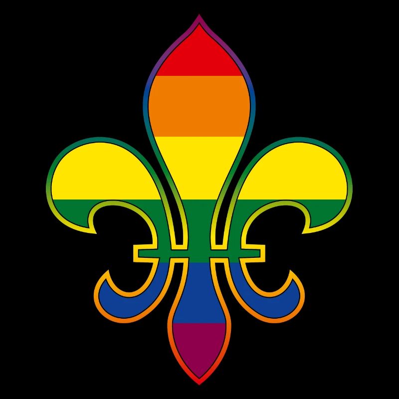 Fleur de Lys/Fleur de Lis Regenbogen