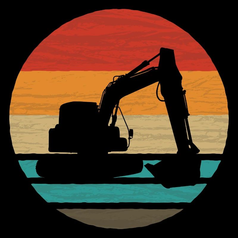 Bagger Retro Style Vintage