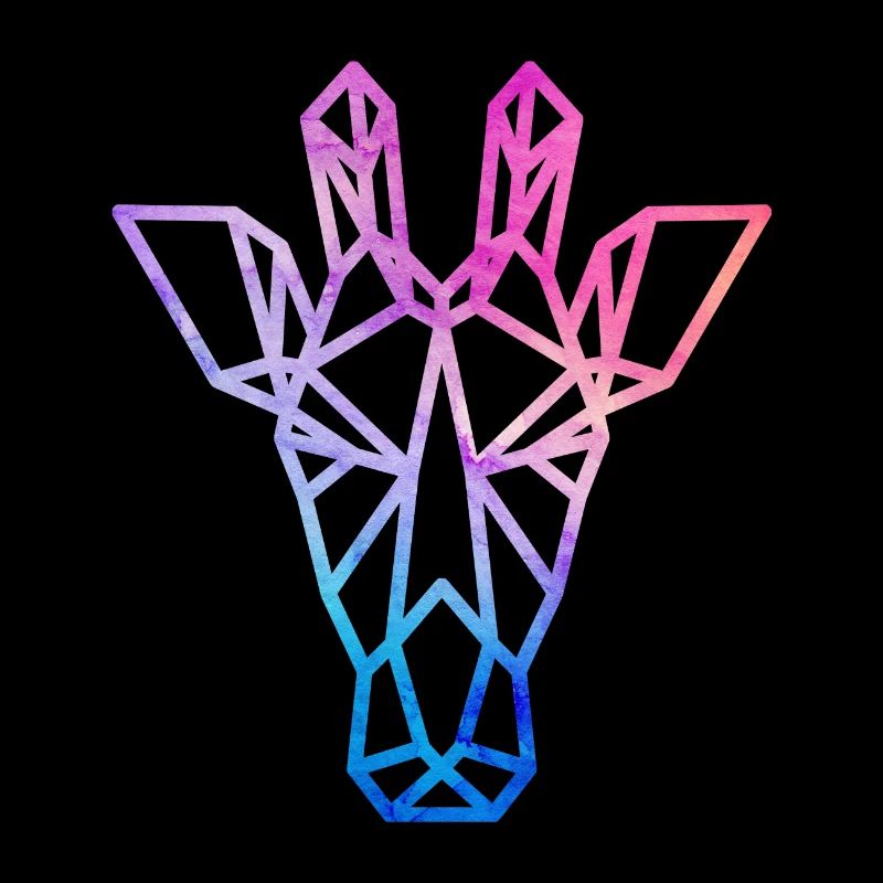 Giraffe geometrisch
