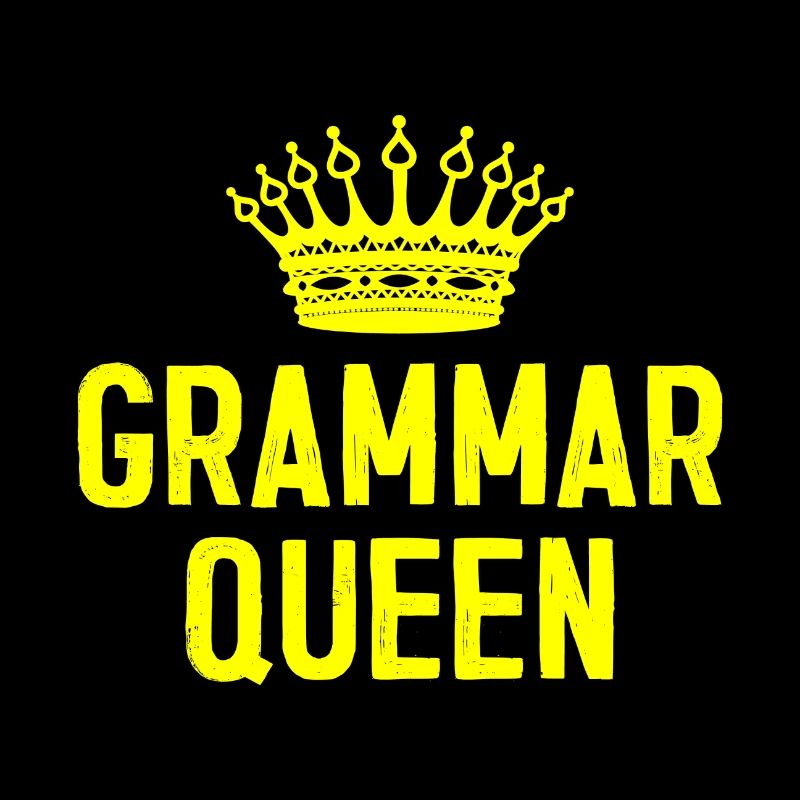 Grammar queen Geschenk Lehrerin Schule Professor