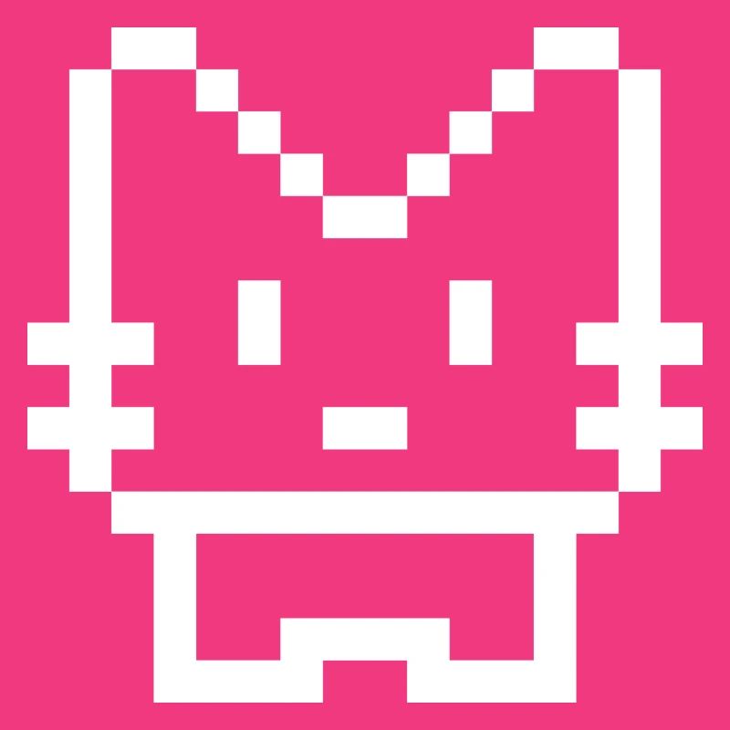 Pixelcat Blanc