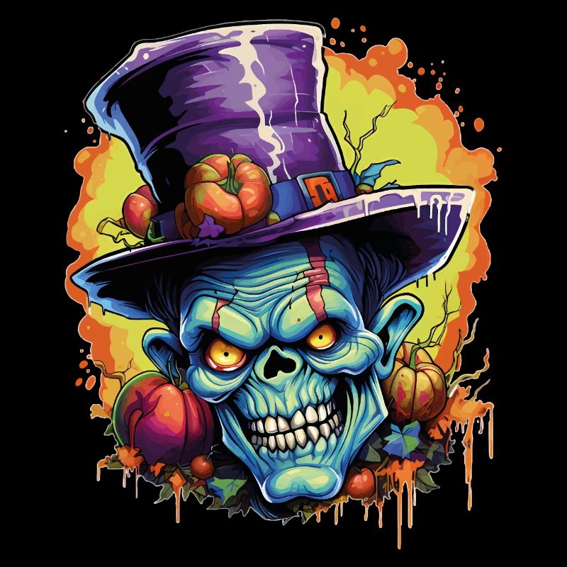 Hat Skull Man Halloween