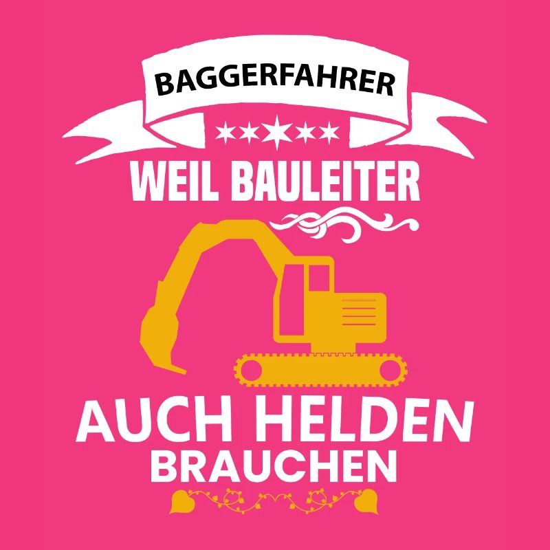 Bagger Shirt • Bauleiter Helden • Bagger Geschenk