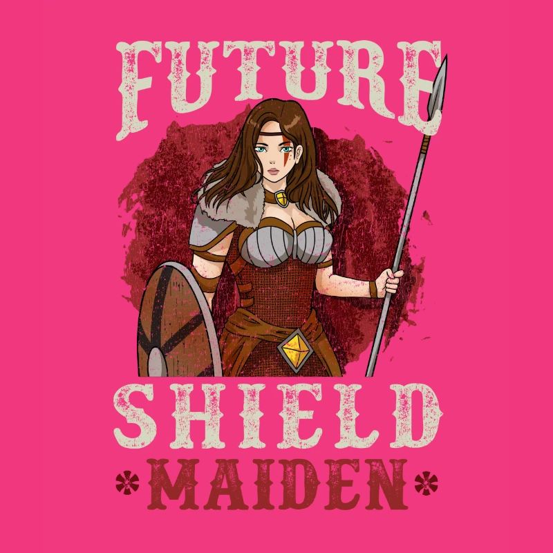 Wikinger Mädchen Geschenk - Future Shield Maiden