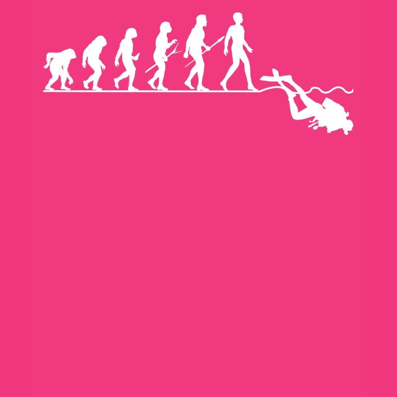 Diving Evolution Diver Funny Gift