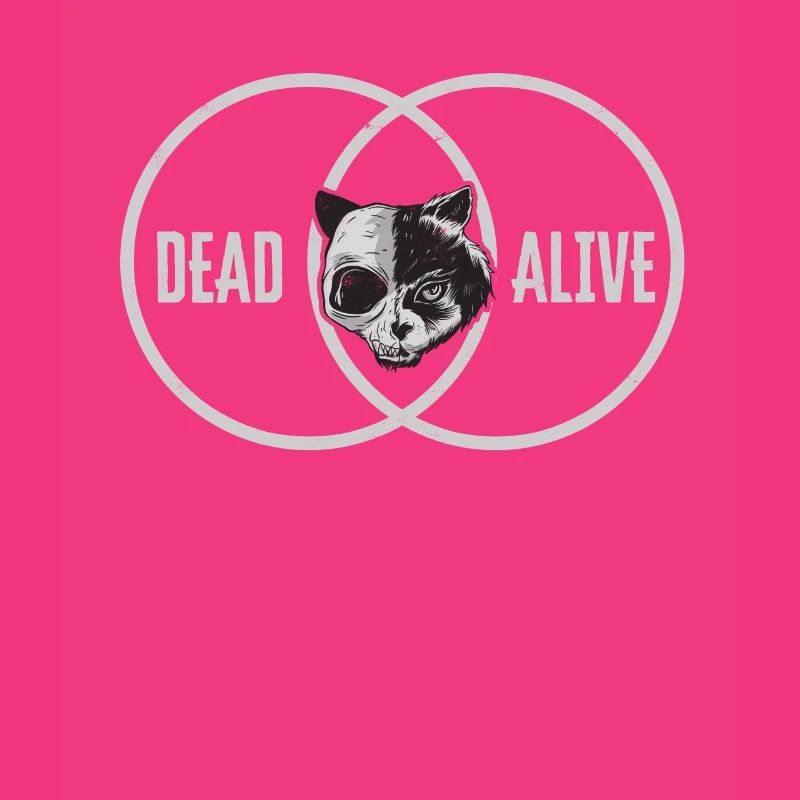 Alive Dead Schrodinger's Cat Quantum Physics