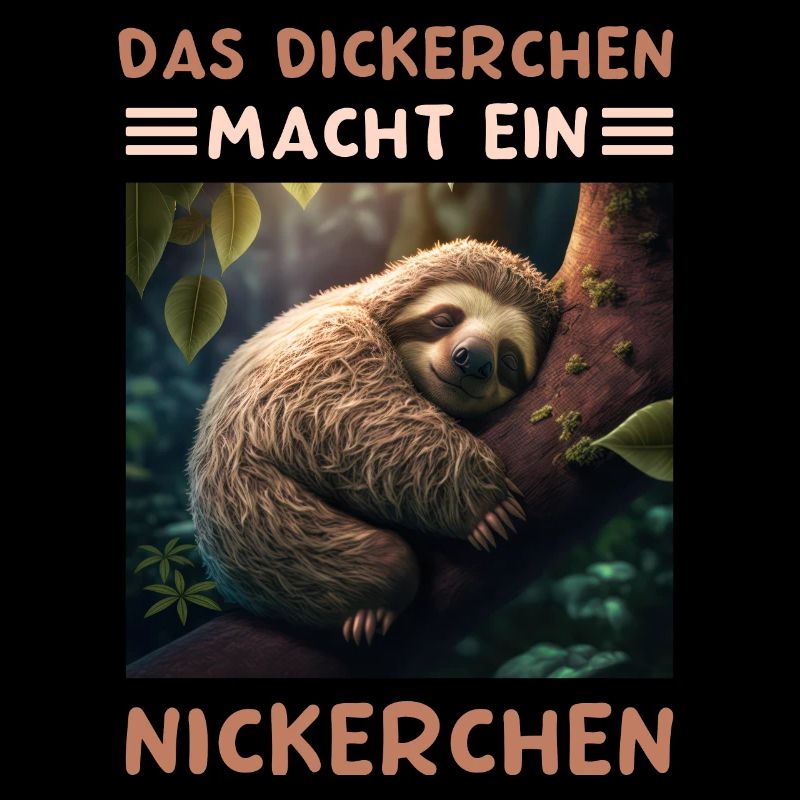 Das Dickerchen Macht Ein Nickerchen Morgenmuffel