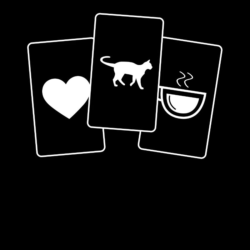 Heart - Coffee - Cat -