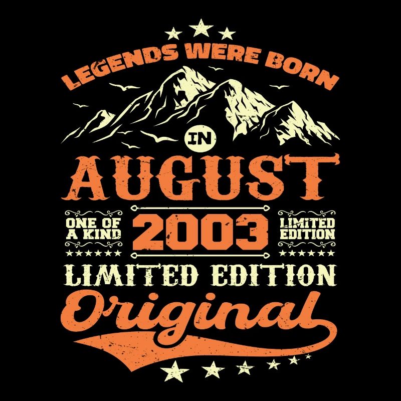 Août 2003 Anniversaire 2003 légendes Août