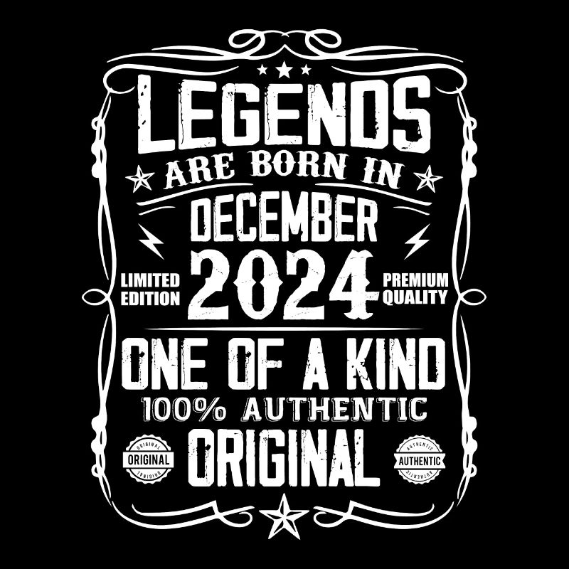 Geboren im Dezember 2024 Geburtstagsgeschenk 2024