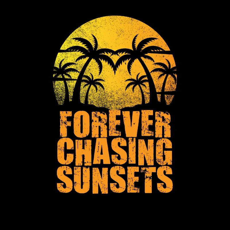 Forever Chasing Sunsets Vacances d’été rétro